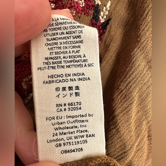 Free People FALL FP Pineapple Mini Dress Embroidered - Picture 8 of 8